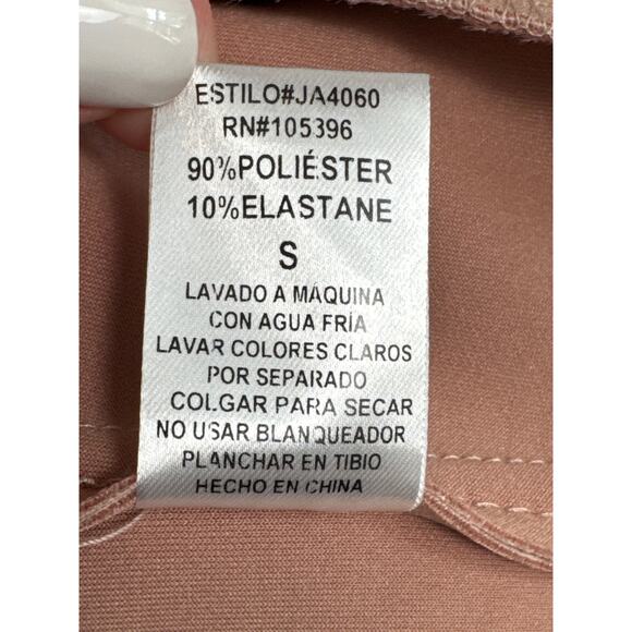 NWT Black Label by C'est Toi Faux Suede Moto Jacket Blush Pink Size S - Picture 5 of 11